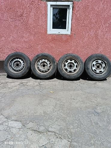 каркас на тент: Колеса в сборе 175 / 70 / R 13, Лето, Б/у, Комплект, Легковые, Железные, отверстий - 4 — 1