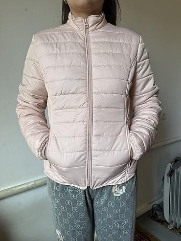 приталенный: Лёгкая женская стёганая куртка - Цвет: нежно‑розовый (пудровый) - — 1