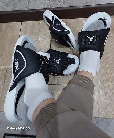 yeezy slides: Мужские сандалии, 41, 41.5, 42, Jordan, Новый, цвет - Черный, Самовывоз — 4