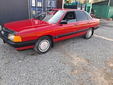 передний бампер опель вектра с: Audi 100 (C3), седан, красный цвет кузова с черными молдингами и — 3