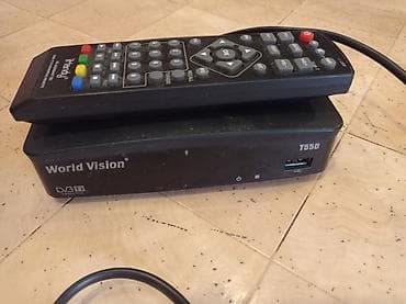 Проекторлор: Смарт ТВ приставка World Vision T55D не рабочая, пульт рабочий Пульт — 2