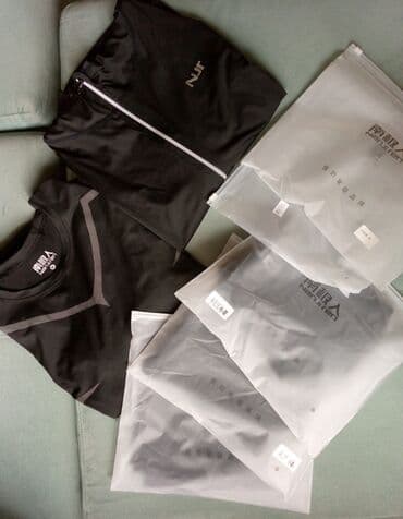 купить спортивный костюм женский недорого от производителя: Мужской спорт костюм, для фитнеса. Цвет черный.Размер L Цена 2500 сом — 3