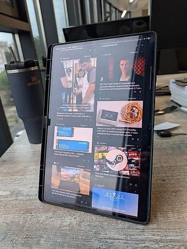 Планшеты: Планшет, Samsung, память 256 ГБ, 14" - 15", Wi-Fi, Б/у, Классический цвет - Серый — 6