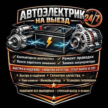 Услуги автоэлектрика с выездом на место в любое время суток