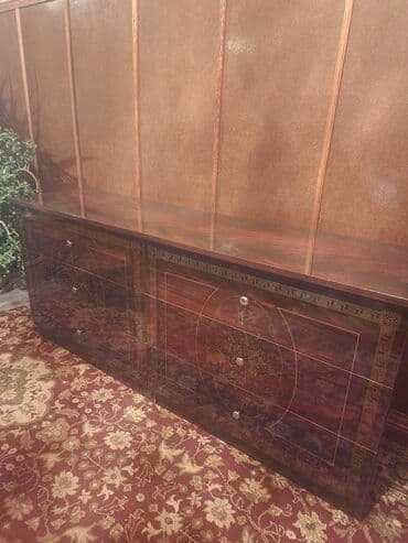 Офис эмереги: Уктоочу бөлмө гарнитуру, Жыгач, түсү - Күрөң — 1