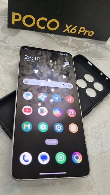 вентилятор большой: Poco X6 Pro 5G, Б/у, 512 ГБ, цвет - Серый, 1 SIM, 2 SIM — 5