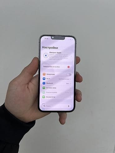 apple airpod: IPhone 13 Pro, Б/у, 128 ГБ, Space Gray, Коробка, 77 % — 10