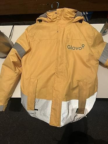 just do it: Жёлтая куртка Glovo для курьеров. Особенности: - Тёплая куртка с — 1