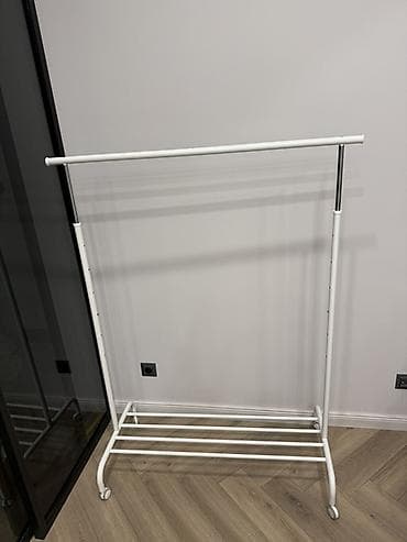 вешалка напольная для одежды: Напольная стойка-вешалка для одежды на колёсиках от IKEA — 1