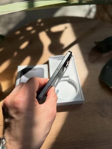 apple 9: IPhone 15 Pro, Новый, 256 ГБ, Black Titanium, Коробка, 91 % — 6