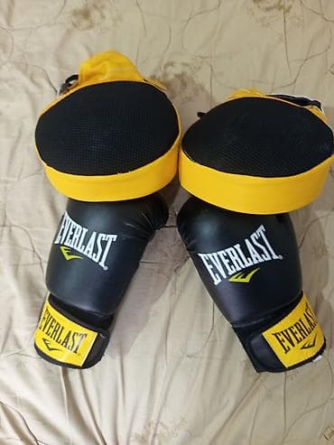 Кол каптар: Набор для бокса и тренировок: - Боксерские перчатки Everlast (пара) — 3