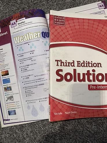 Учебники: Third Edition Solutions Pre-Intermediate — книга и рабочая тетрадь для — 3