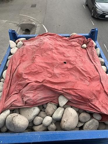 большие камни: Речной булыжник (галечник) крупной и средней фракции - Натуральный — 1