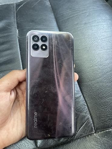 Realme 8i, Б/у, 128 ГБ, цвет - Черный, 1 SIM, 2 SIM, eSIM at lalafo.kg Realme 8i, Б/у, 128 ГБ, цвет - Черный, 1 SIM, 2 SIM, eSIM