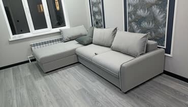 диваны угловые фото и цены: Угловой диван, C подушками, Трехместный — 1