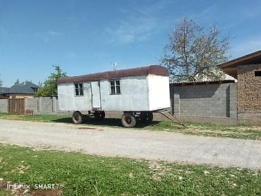 вагон жилой на колесах: Передвижная бытовка/вагон‑дом на колёсах (одноосная тележка с дышлом — 6