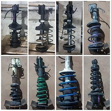 японские амортизаторы: Комплект амортизаторов Honda 2000 г., Б/у, Оригинал, Япония — 1