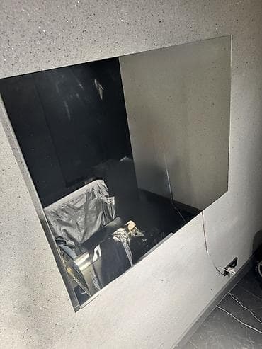 Зеркальное панно/вставка для стены. Размер 80/100 с подсветкой