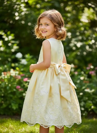 прокат карнавальных костюмов в бишкеке фото: Детское платье, цвет - Бежевый — 1