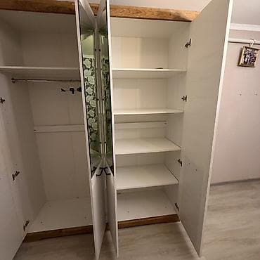 деревянный диван: Шифоньер, шкаф для одежды, Прямой — 9