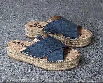 Мокасины и лоферы: Пр-во США: Последняя пара, брендовые шлепанцы / шлепки на танкетке — 2