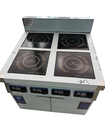 печ: Профессиональная индукционная плита на 4 конфорки - Тип — 1