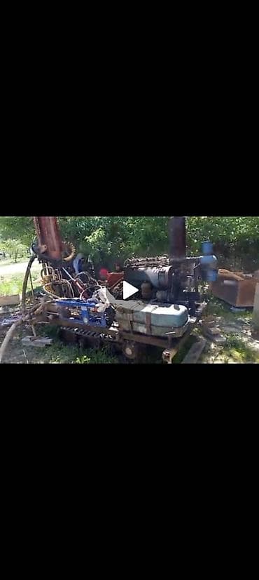 алмазный бур: Буровая установка на прицепной раме (самоходная тележка на — 1