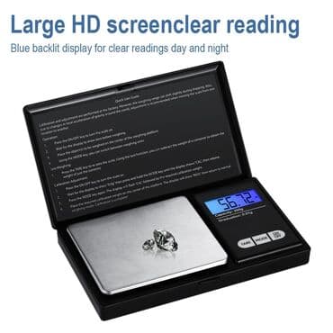 электроный часы: Ювелирные весы - Точность до 0,01 грамм и нагрузкой до 500 грамм - — 3