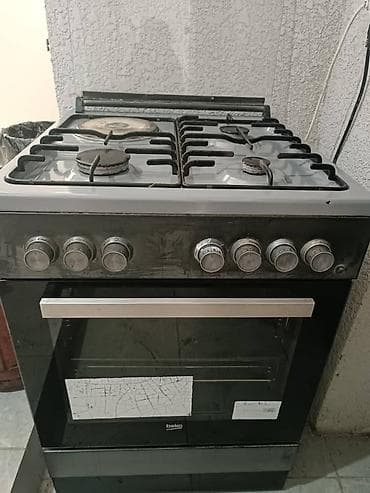 Газовая плита Beko со встроенной духовкой. всё работает Основные