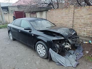 diska r13: Audi A6 (C6) седан, чёрный, левый руль аварийная состояние объём 2.4 — 1
