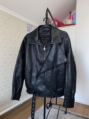 эко кожа куртка: Куртка-косуха из чёрной экокожи. - Классический асимметричный запах с — 1