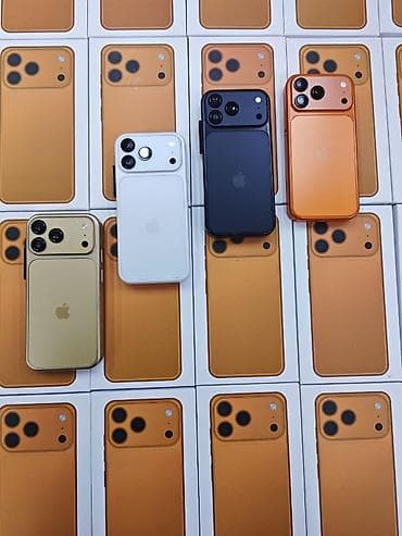 карейский айфон: IPhone 17, Новый, Оранжевый, Коробка — 2