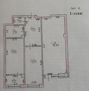 hills: 3 комнаты, 85 м², Индивидуалка, 1 этаж, Готовая ПСО (под самоотделку) — 10