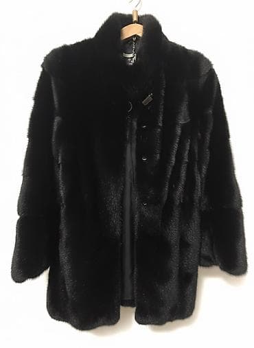 пуховик бу: Шуба, Норка, По колено, L — 3