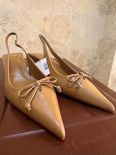 танцевальная обувь: Туфли-слингбэки MANGO - Модель: острый носок, открытая пятка со — 6