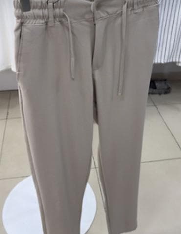 женские трикотажные лосины: Штаны, С карманами, Турция, Лето — 1