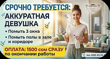 Уборка помещений, | Мойка окон, | Дома
