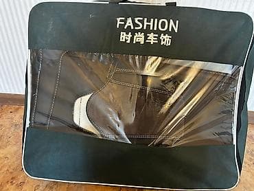 чехол салона: Чехлы Экокожа, С подушкой, цвет - Черный, Hyundai, Б/у — 4