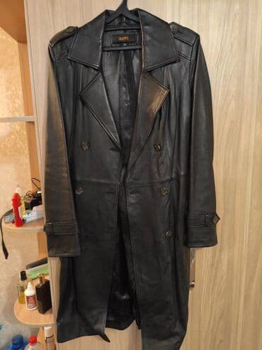 стильные плащи больших размеров: Женское пальто GRAFINA Размер: 46 Цвет: черный, фасон — длинное — 1