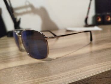 фотохромные очки: Солнцезащитные очки очки, Ray-Ban, Унисекс, Прямоугольные, Линзы поляризованные, Б/у — 1