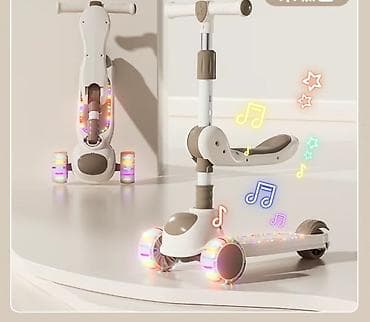 детский электро скутер: Детский самокат, Трёхколёсный, Новый — 1