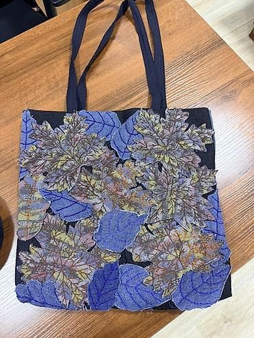 Капчыктар: Хендмейд сумки с вышивкой и аппликациями - Материалы: плотный — 7