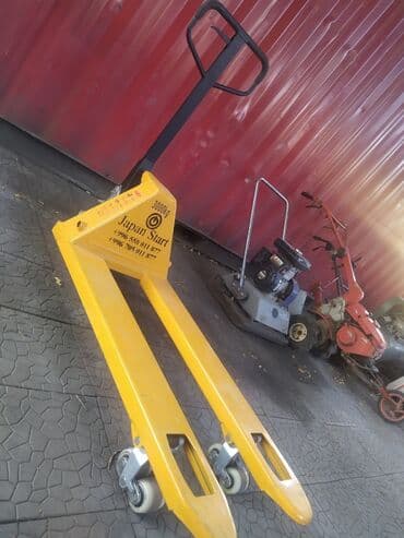 Контейнерлер: Аренда Рохли-гидравлическая тележка. Цена договорная. Грузоподъёмность — 3