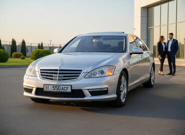 авто в кредит: Mercedes-Benz S-Class: 2005 г., 3.5 л, Автомат, Газ, Седан — 2