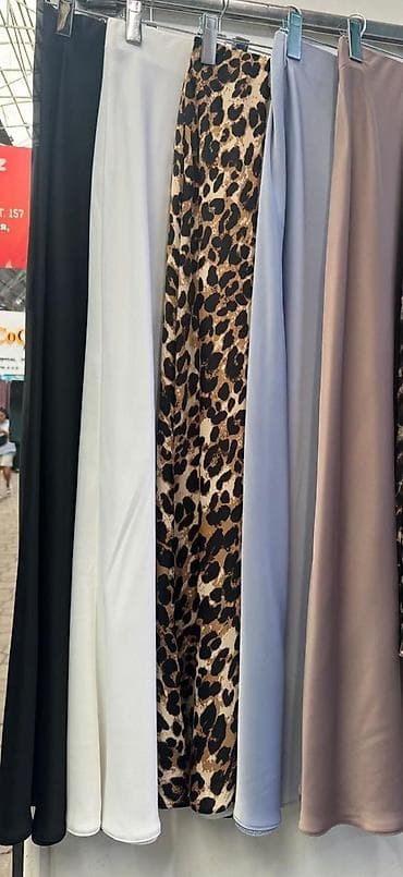 Юбки: Юбка, Миди, Атлас, Высокая талия — 5