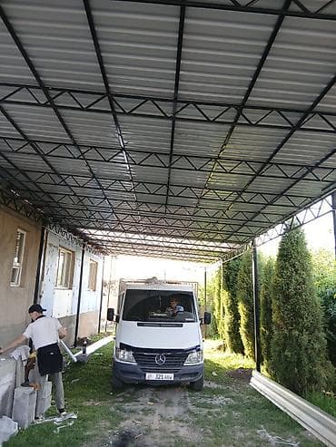 Терезелер жана комплектөөчүлөр: Чатыр, Аркалуу, Металл, Профнастил, Жаңы, Орнотуу — 4