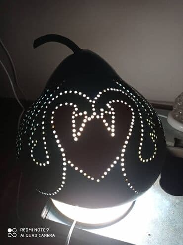 синий лампа: Светильник ночник ручная работа экологически чистыйоригинальные лампы — 7