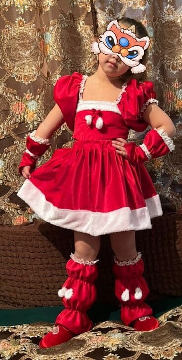 детские платья на прокат бишкек инстаграм: Комплект, цвет - Красный, Новый — 5