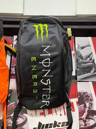 фонарик для велосипедов: Моторюкзак Monster Energy Helmet имеют форму шлема и вмещает в себя — 3