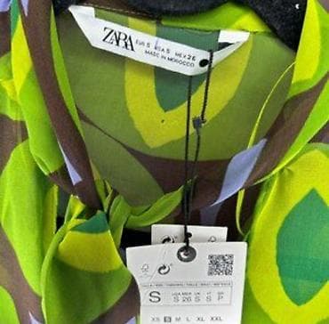 Zara из сша 
шифоновая блузка на запах — 1